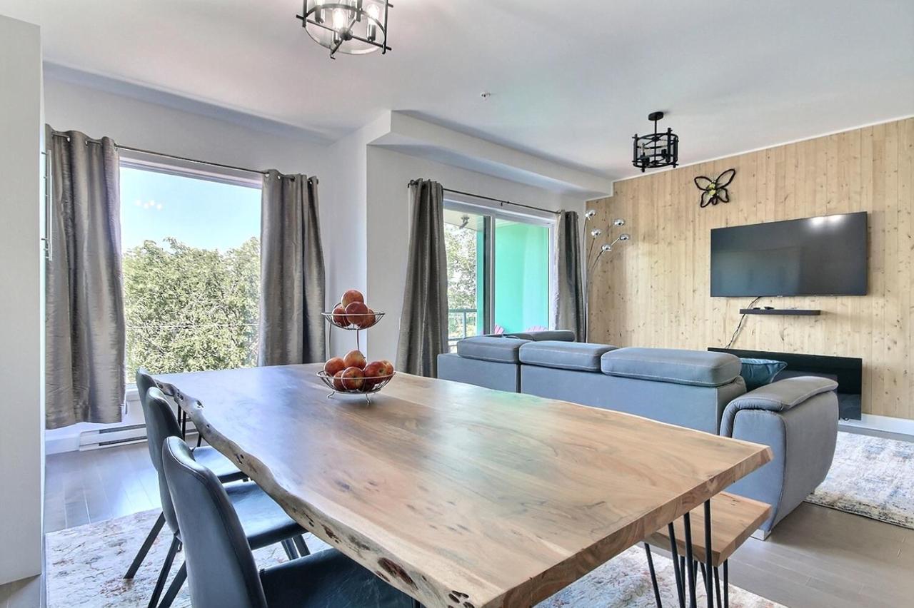 Good Vibes Only -Modern And Spacious 2 Bedroom Condo 4 Beds Free Parking, Gym Quebec Exteriér fotografie
