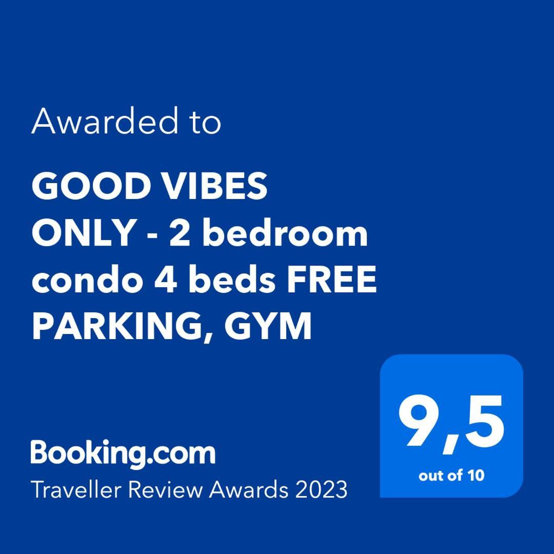 Good Vibes Only -Modern And Spacious 2 Bedroom Condo 4 Beds Free Parking, Gym Quebec Exteriér fotografie